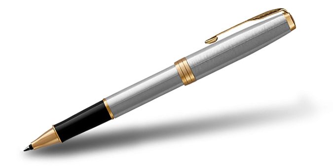 Parker® Sonnet Rollerball Pen (Stainless Steel GT) 2 Parker® Sonnet Rollerball Pen (Stainless Steel GT) 2