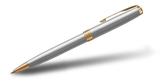 Parker® Sonnet Ballpoint Pen (Stainless Steel GT) 2 Parker® Sonnet Ballpoint Pen (Stainless Steel GT) 2