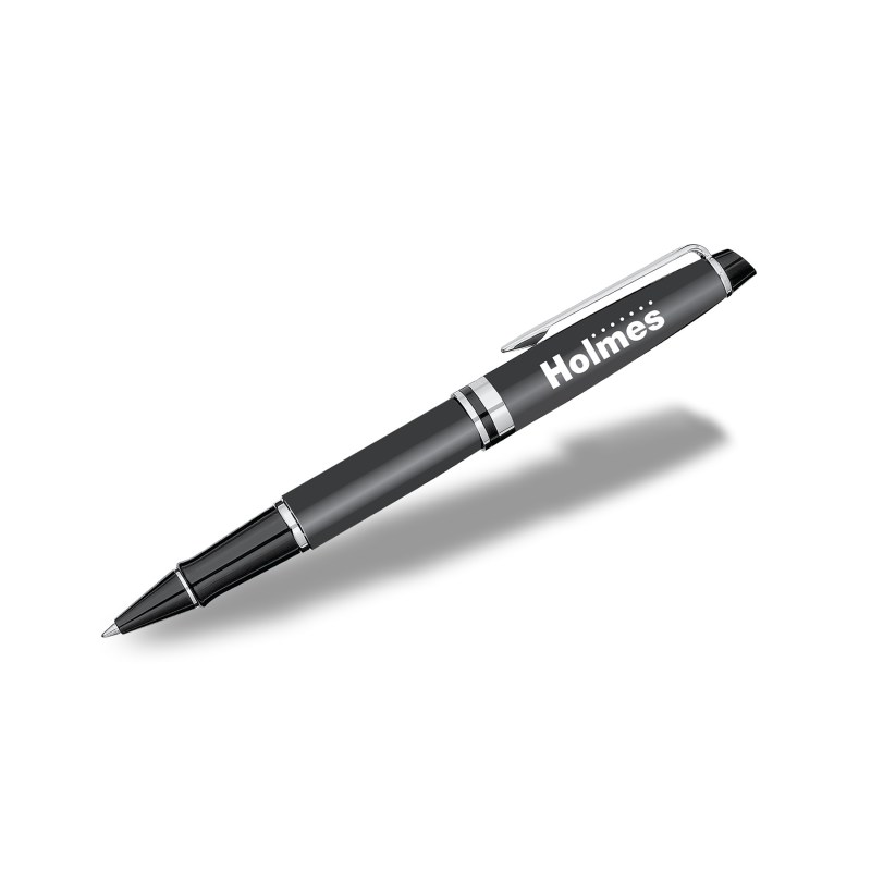 Waterman® Expert Black Lacquer Rollerball Pen w/Chrome Trim 1 Waterman® Expert Black Lacquer Rollerball Pen w/Chrome Trim 1