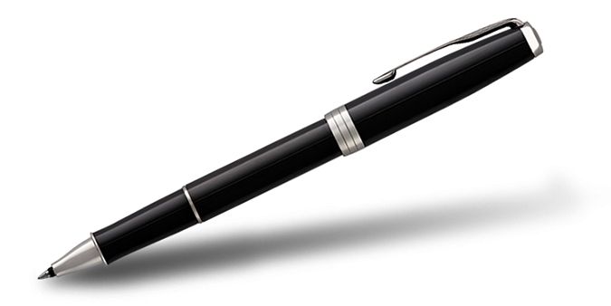 ParkerĀ® Sonnet Rollerball Pen (Black Lacquer CT) 2 ParkerĀ® Sonnet Rollerball Pen (Black Lacquer CT) 2