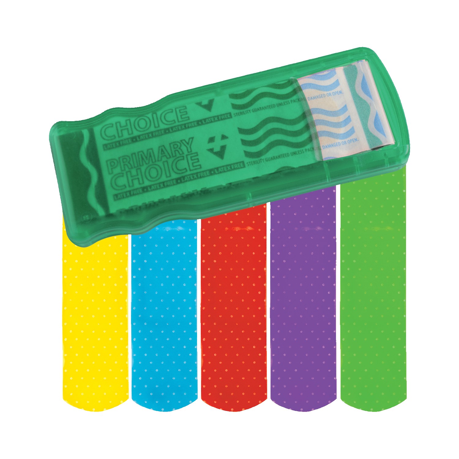 Bandage Dispenser w/ Color Bandages 1