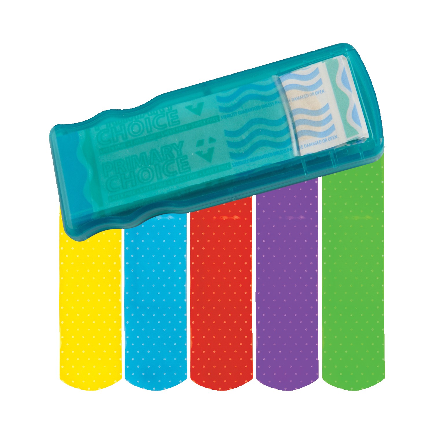 Bandage Dispenser w/ Color Bandages 1