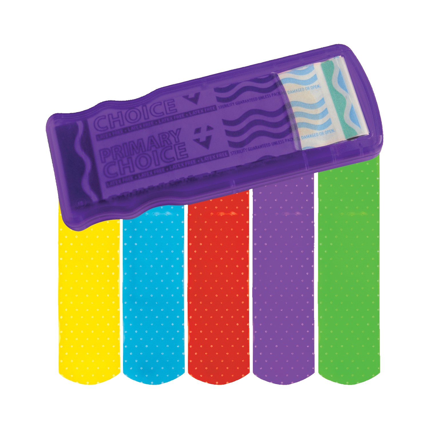 Bandage Dispenser w/ Color Bandages 1