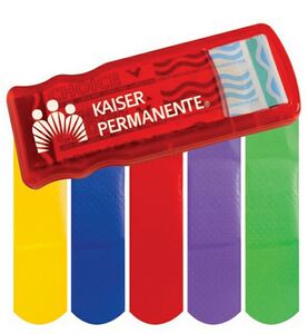 Bandage Dispenser w/ Color Bandages 1