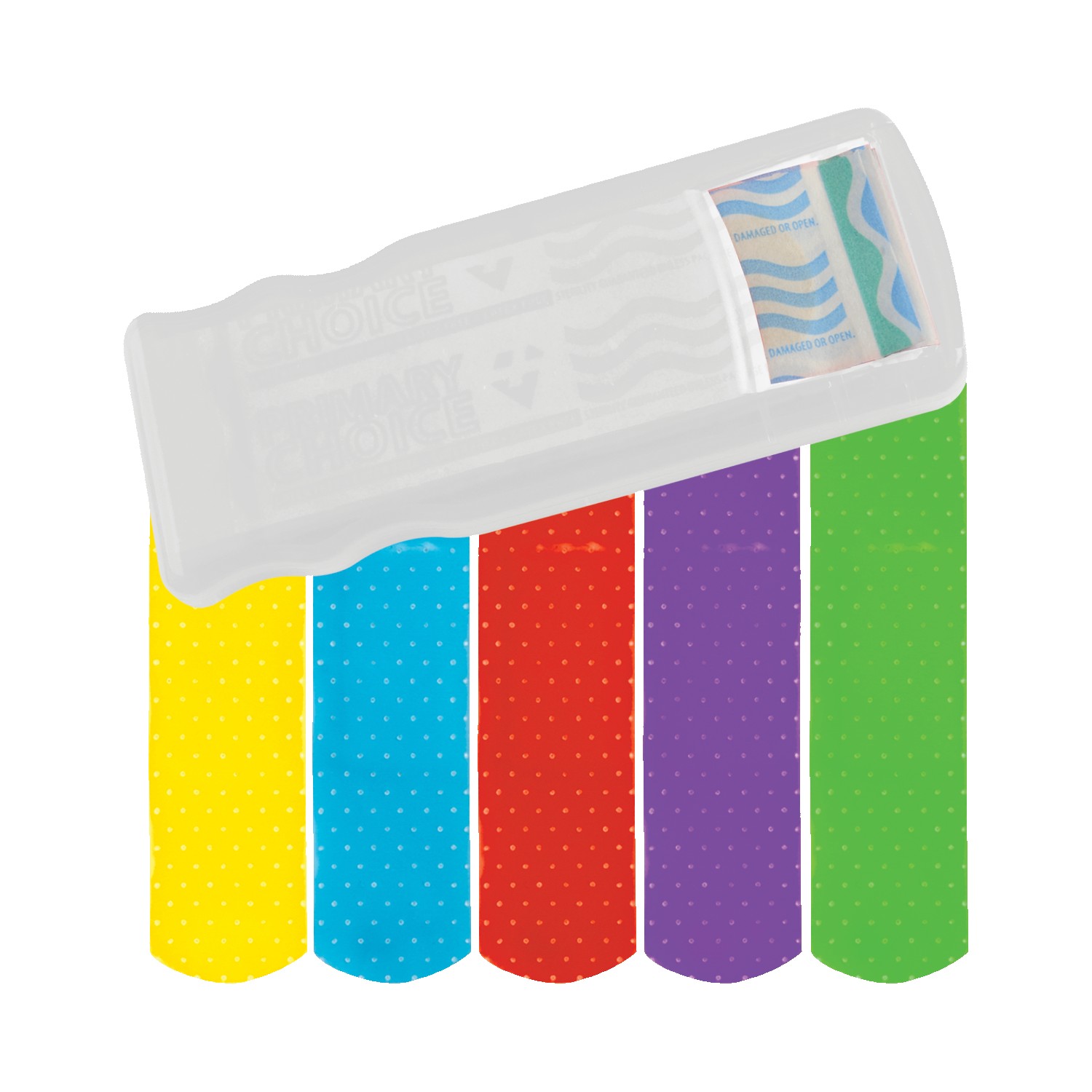 Bandage Dispenser w/ Color Bandages 1