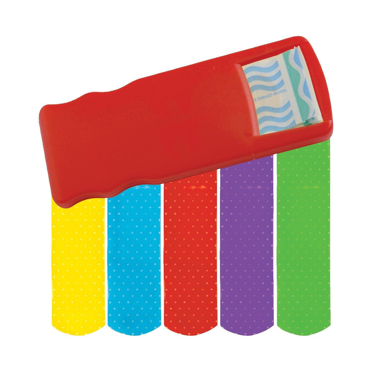 Bandage Dispenser w/ Color Bandages 1
