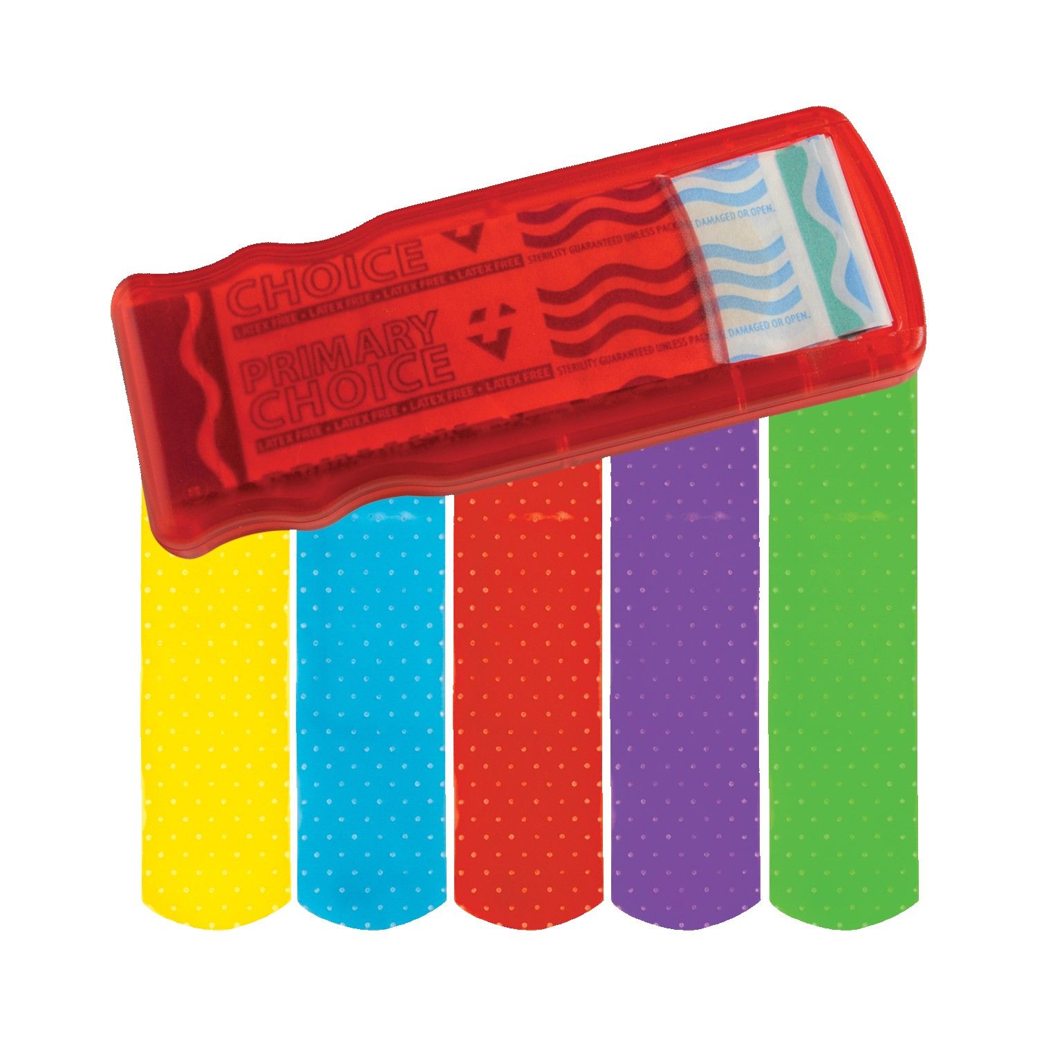 Bandage Dispenser w/ Color Bandages 1
