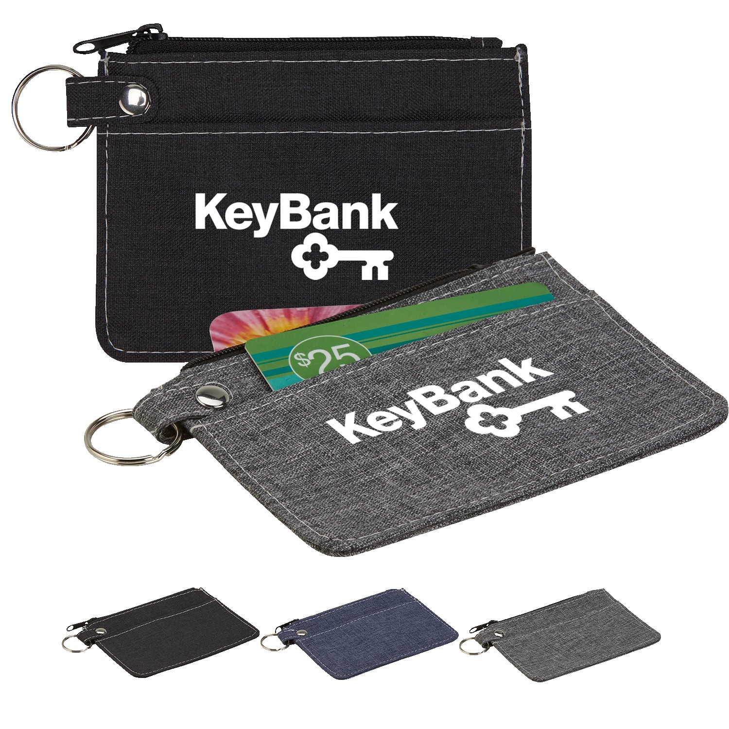 Heathered Card Wallet 1