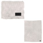 rPET Checkered Sherpa Fleece Blanket 4 rPET Checkered Sherpa Fleece Blanket 4