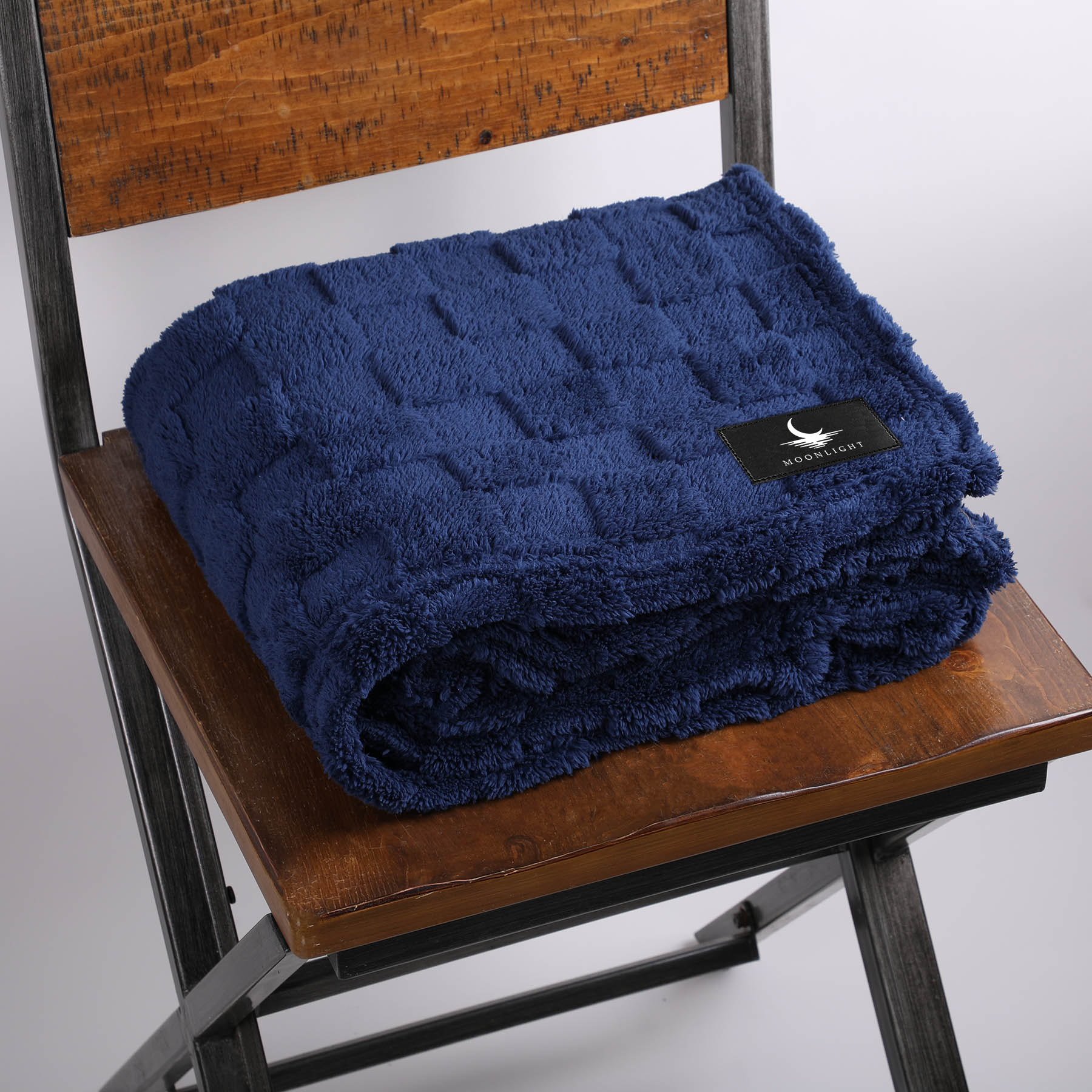 rPET Checkered Sherpa Fleece Blanket 1