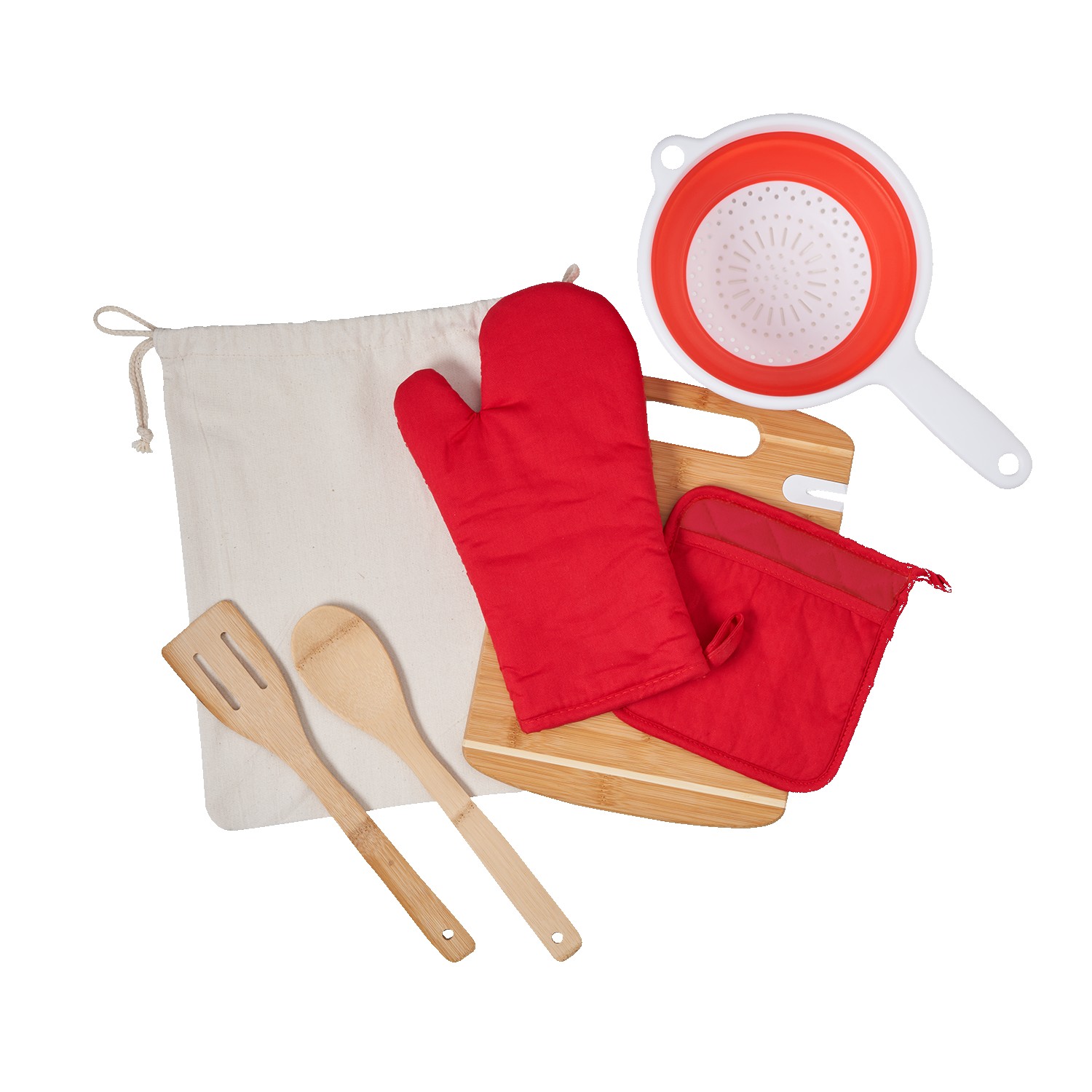 Deluxe Silicone & Bamboo Kitchen Kit 1