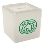 Cash Cube™ Bank - Translucent Frost Beige Cash Cube™ Bank - Translucent Frost Beige
