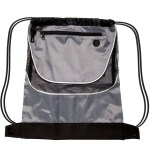 Tournament Drawstring Backpack - Gray Tournament Drawstring Backpack - Gray