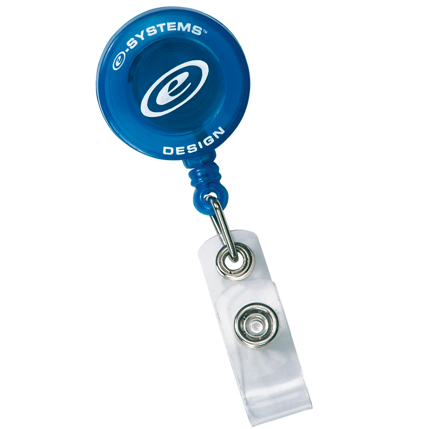 Round Badge Reel w/Alligator Clip 1