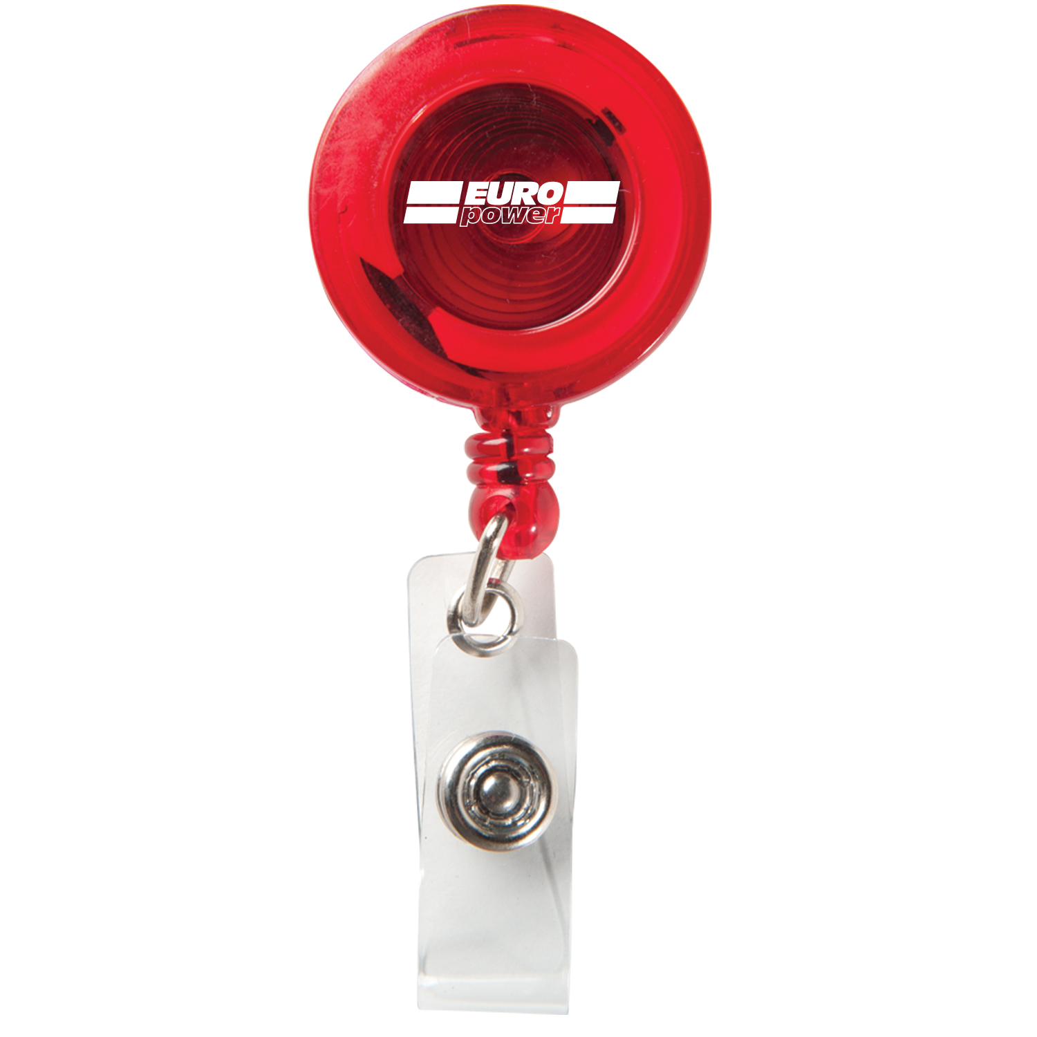Round Badge Reel w/Alligator Clip 1