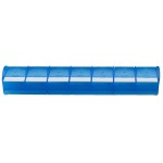 Snap-Open 7 Day Med Minder - Translucent Blue Snap-Open 7 Day Med Minder - Translucent Blue