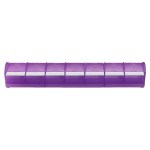 Snap-Open 7 Day Med Minder - Translucent Purple Snap-Open 7 Day Med Minder - Translucent Purple