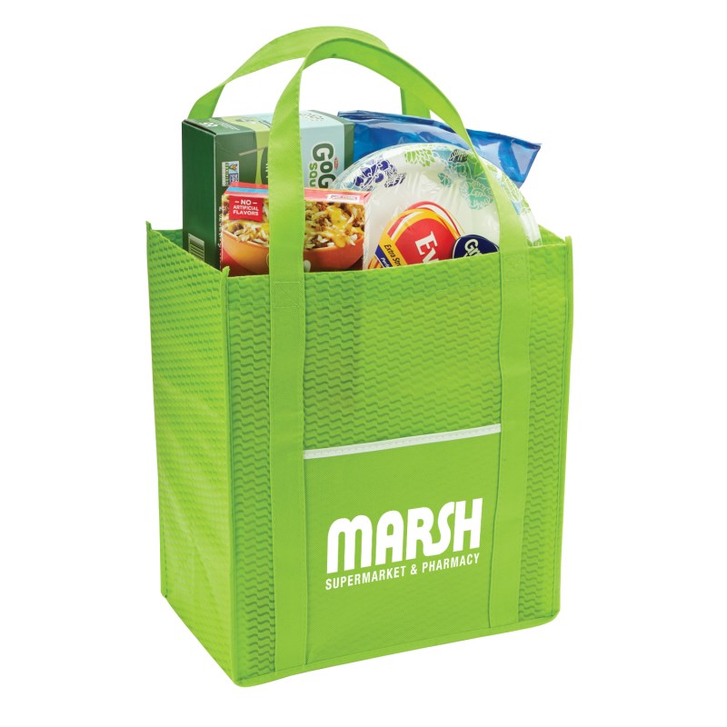 Riptide Non-Woven Grocery Tote Bag 1 Riptide Non-Woven Grocery Tote Bag 1