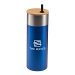 20 Oz. Stainless Steel Tumbler w/Bamboo Lid & Straw 1 20 Oz. Stainless Steel Tumbler w/Bamboo Lid & Straw 1