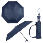 42" Arc Automatic Folding Umbrella - Navy Blue 42" Arc Automatic Folding Umbrella - Navy Blue