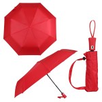 42" Arc Automatic Folding Umbrella - Red 42" Arc Automatic Folding Umbrella - Red
