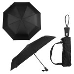 42" Arc Automatic Folding Umbrella - Black 42" Arc Automatic Folding Umbrella - Black