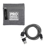 RPET Fast Charging Cable Set 4 RPET Fast Charging Cable Set 4