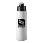 25 Oz. Aspen Aluminum Bottle - White 25 Oz. Aspen Aluminum Bottle - White
