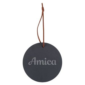 Slate Round Ornament 1 Slate Round Ornament 1
