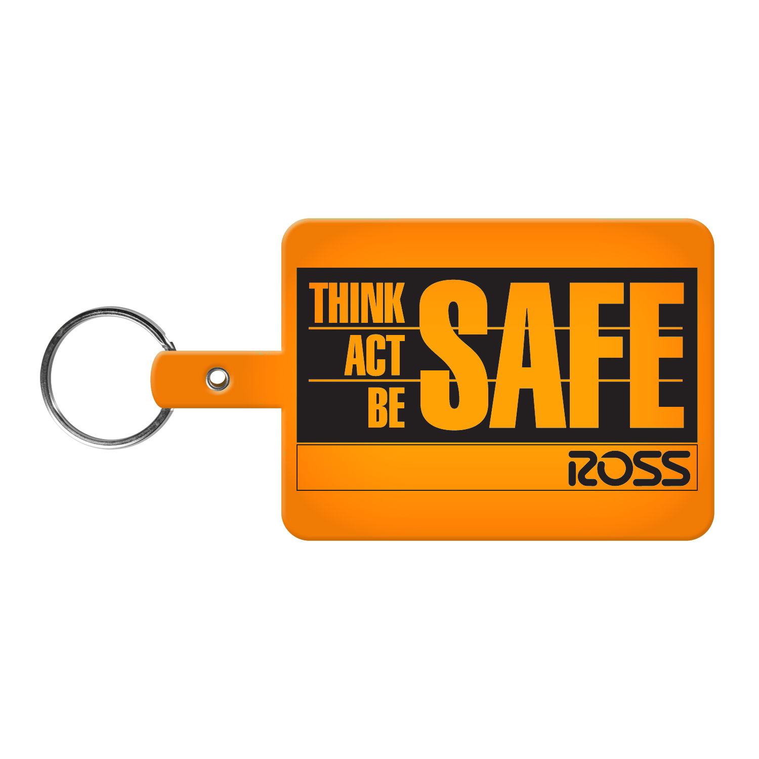 Large Rectangle Flexible Key Tag 1