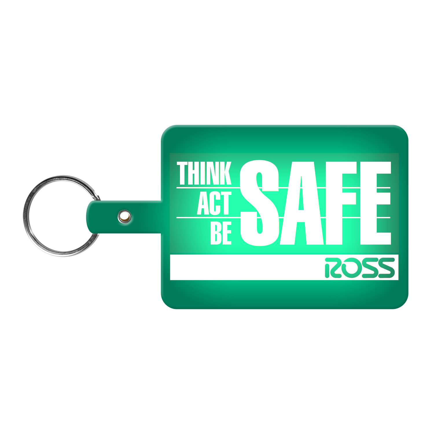 Large Rectangle Flexible Key Tag 1
