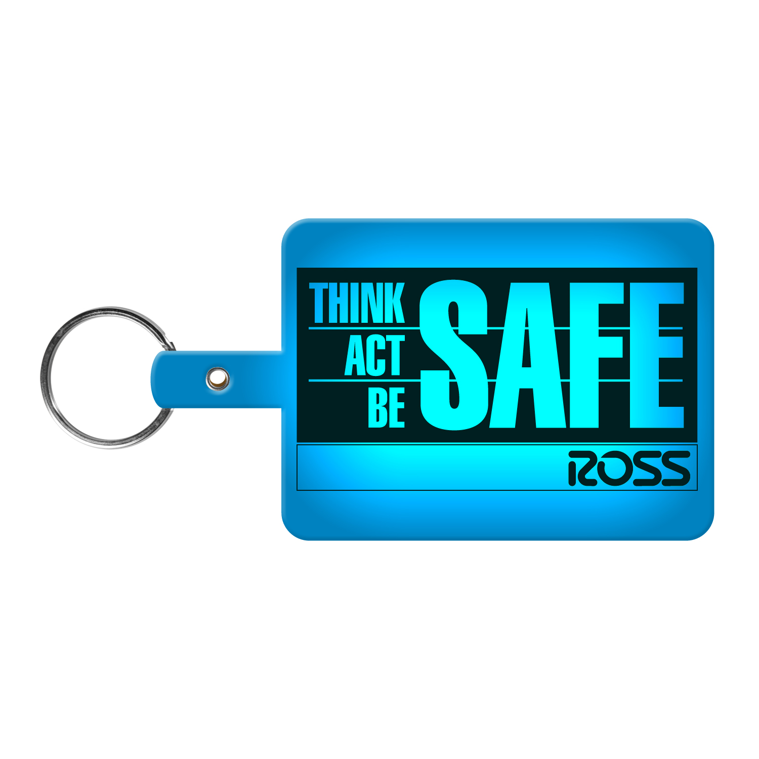 Large Rectangle Flexible Key Tag 1
