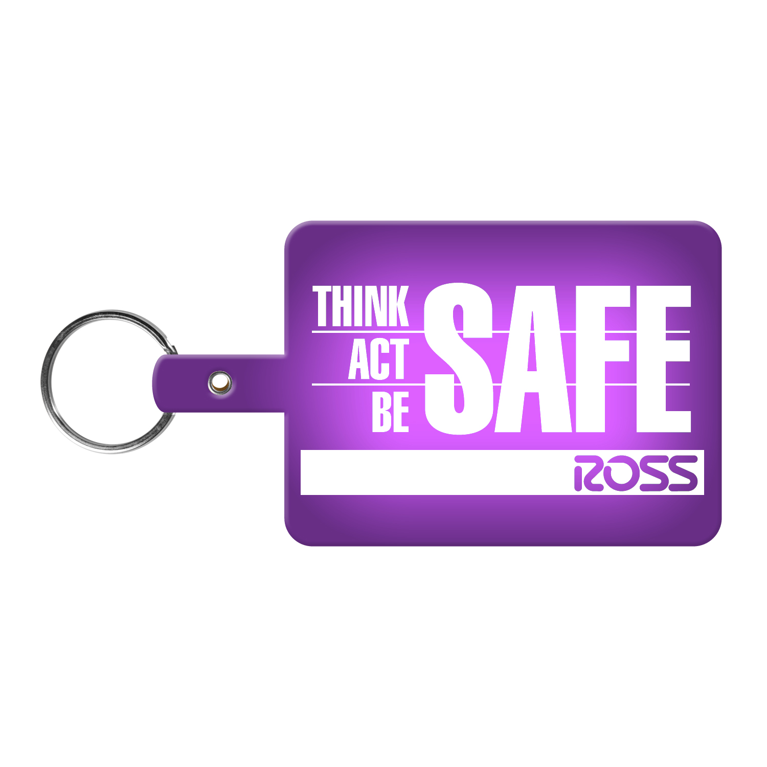 Large Rectangle Flexible Key Tag 1