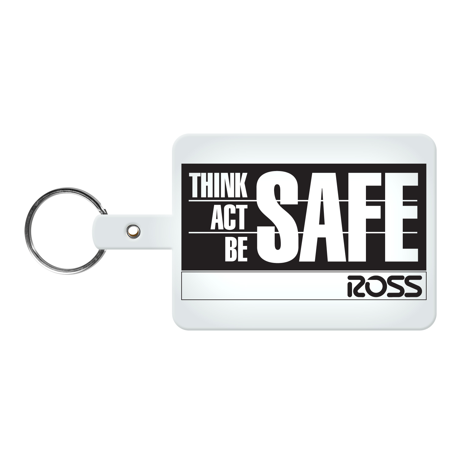 Large Rectangle Flexible Key Tag 1