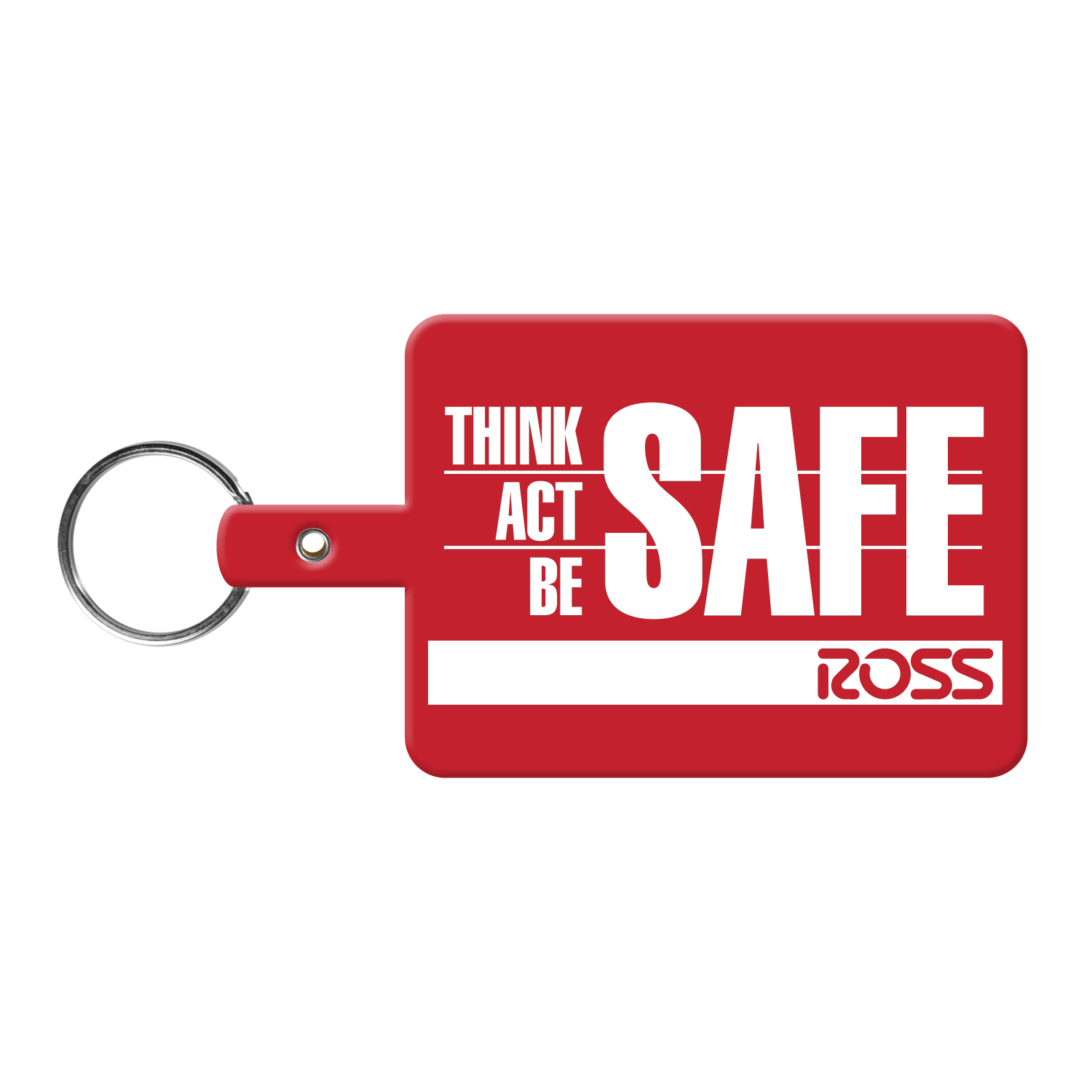 Large Rectangle Flexible Key Tag 1