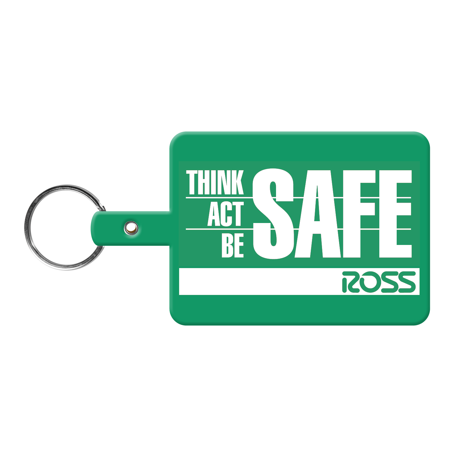 Large Rectangle Flexible Key Tag 1