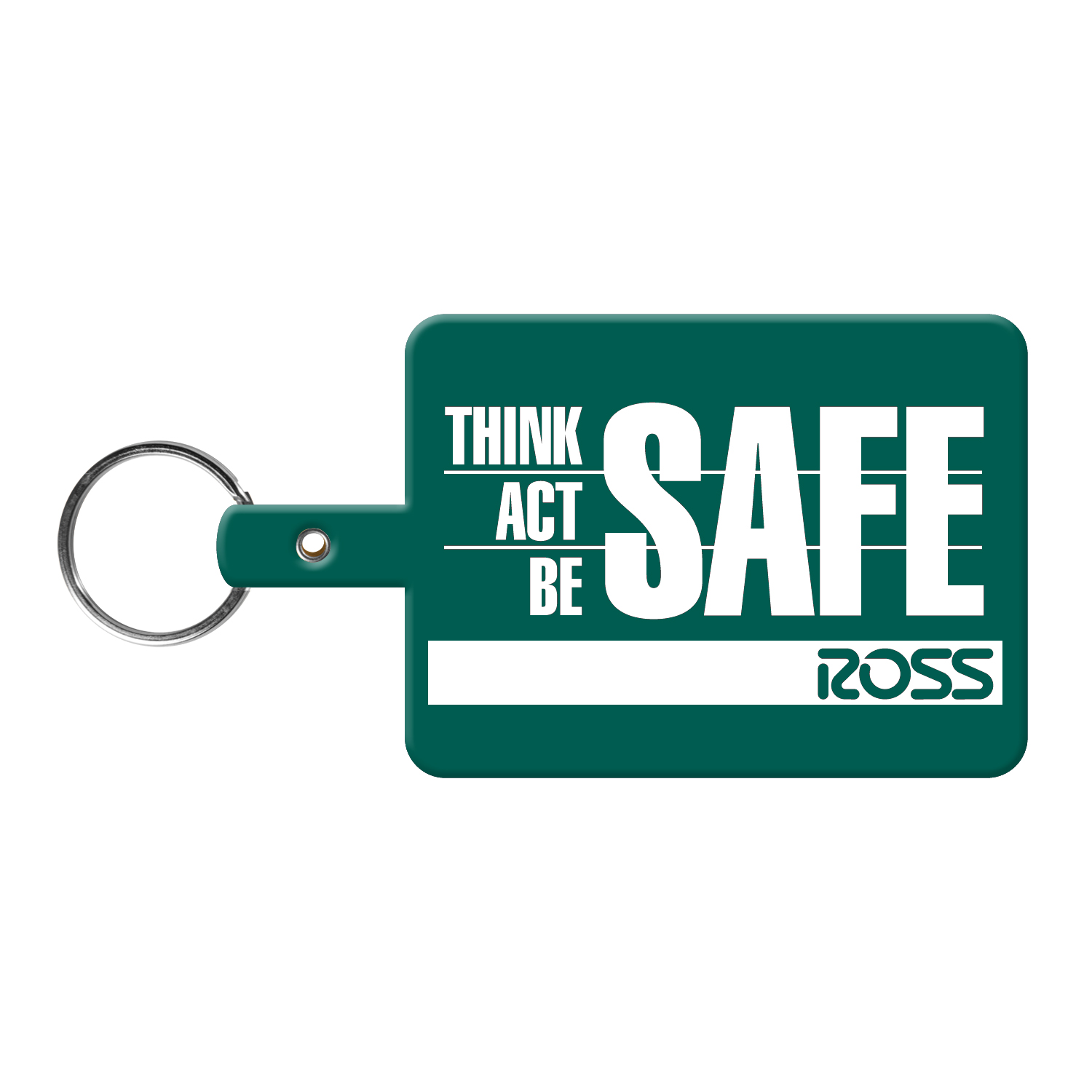 Large Rectangle Flexible Key Tag 1