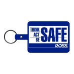 Large Rectangle Flexible Key Tag - Blue Large Rectangle Flexible Key Tag - Blue