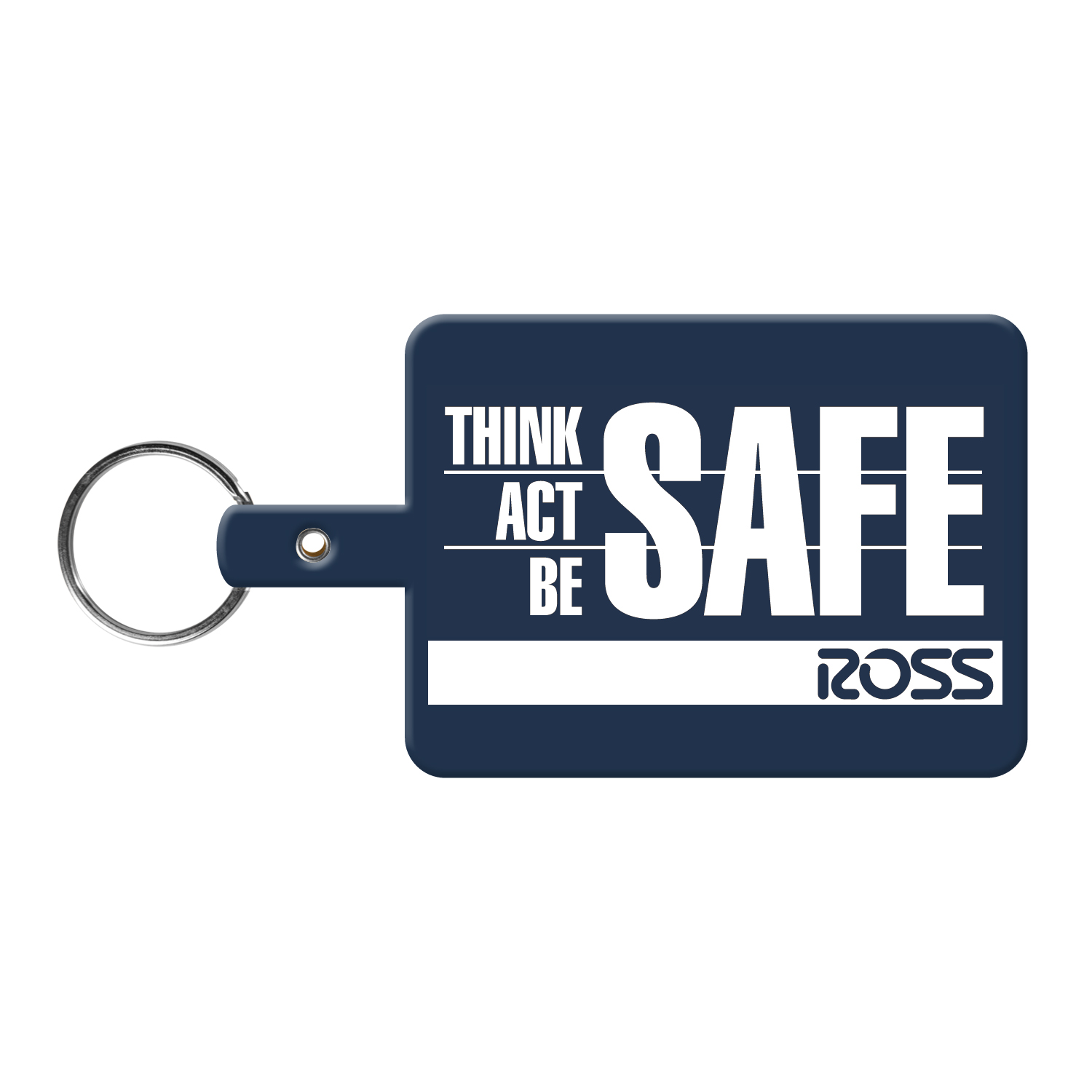 Large Rectangle Flexible Key Tag 1