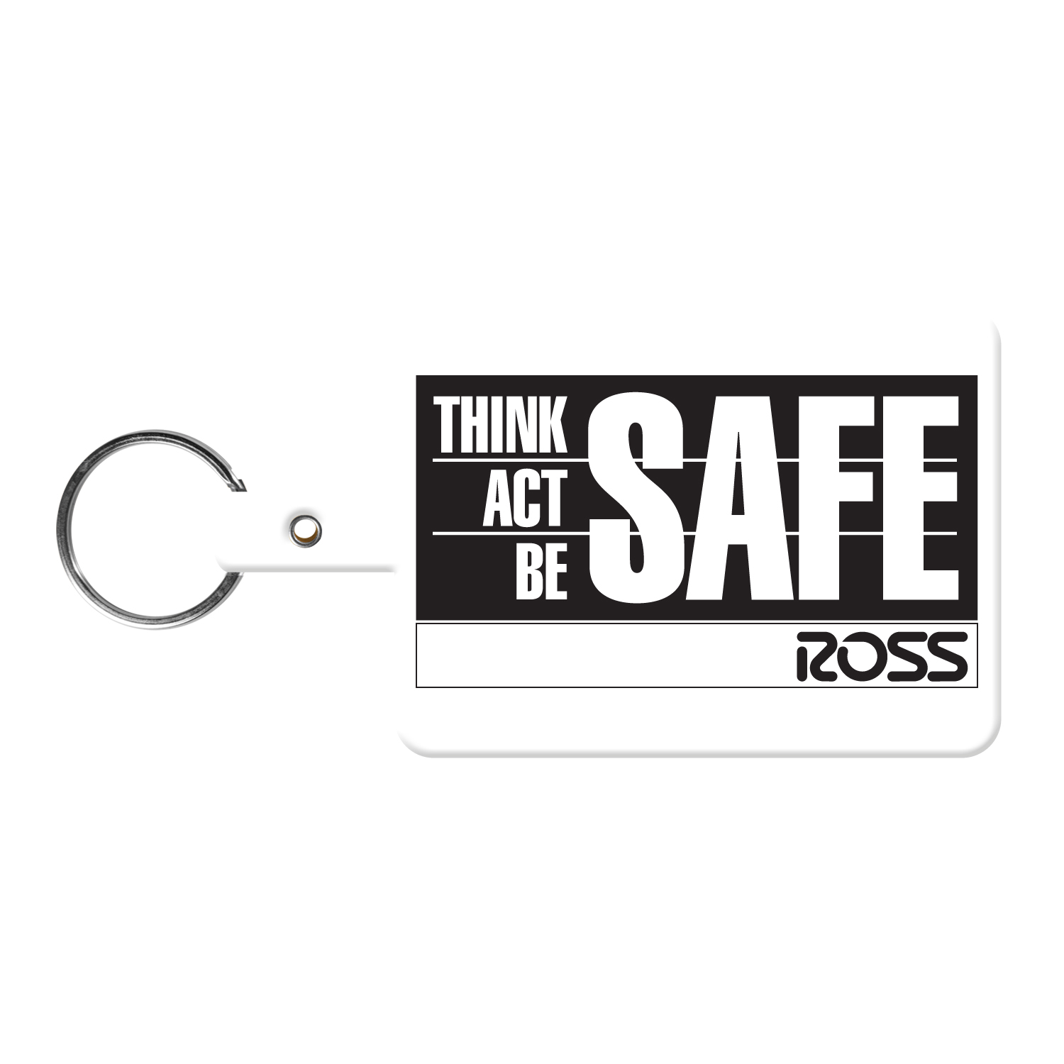 Large Rectangle Flexible Key Tag 1