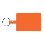Large Rectangle Flexible Key Tag - Orange Large Rectangle Flexible Key Tag - Orange