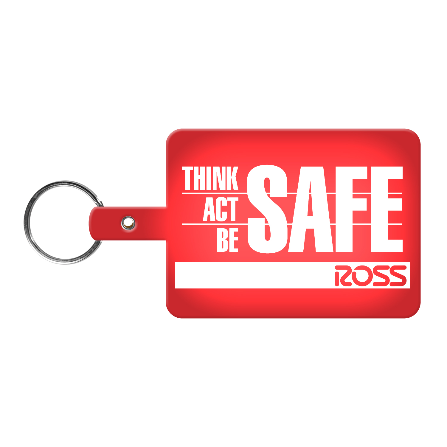 Large Rectangle Flexible Key Tag 1