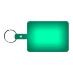 Large Rectangle Flexible Key Tag - Translucent Green Large Rectangle Flexible Key Tag - Translucent Green