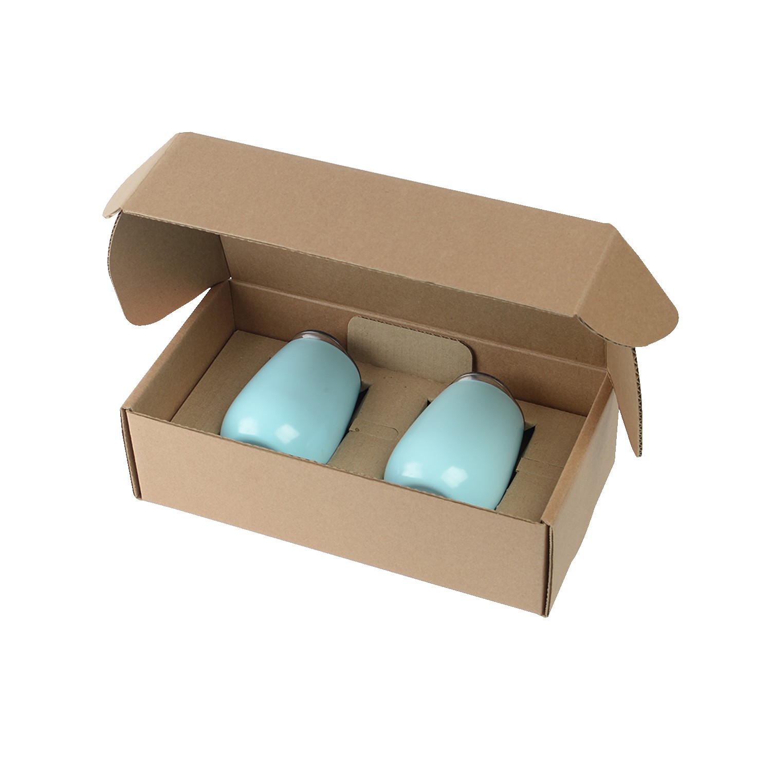Stainless Steel Stemless Wine Glasses Gift Box Set 1