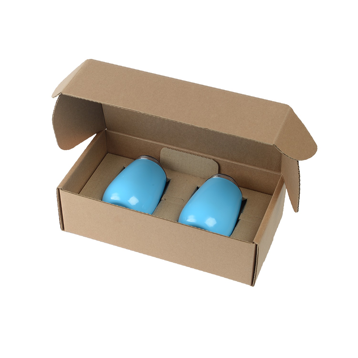 Stainless Steel Stemless Wine Glasses Gift Box Set 1