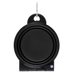 Dual Collapsible Pet Bowl - Black Dual Collapsible Pet Bowl - Black