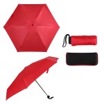 37" Arc Compact Umbrella in EVA Case - Red 37" Arc Compact Umbrella in EVA Case - Red