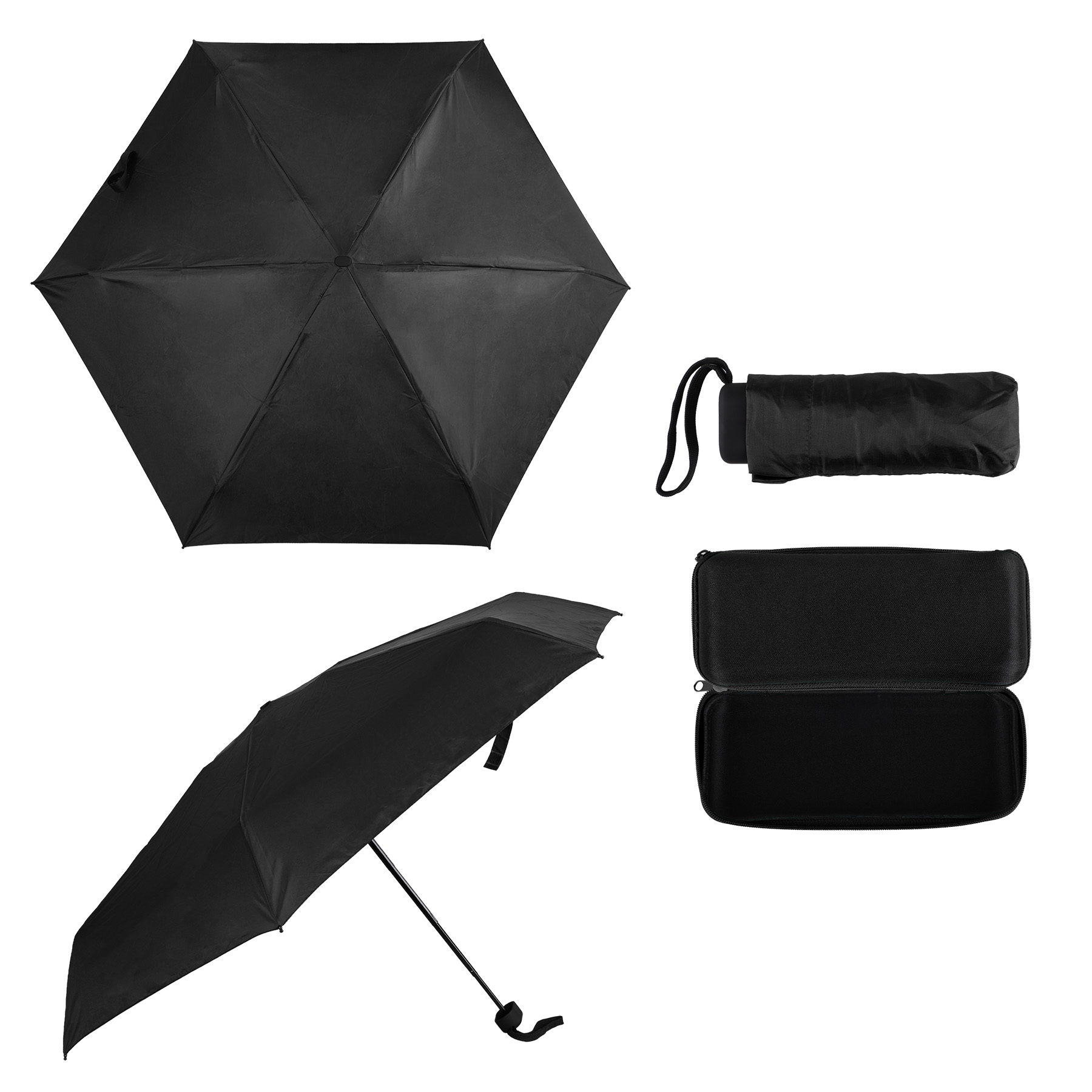 37" Arc Compact Umbrella in EVA Case 1