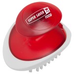 Palm Veggie Brush-It™ - Translucent Red Palm Veggie Brush-It™ - Translucent Red