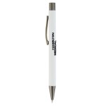 Sorrento Velvet-Touch Aluminum Pen - White Sorrento Velvet-Touch Aluminum Pen - White